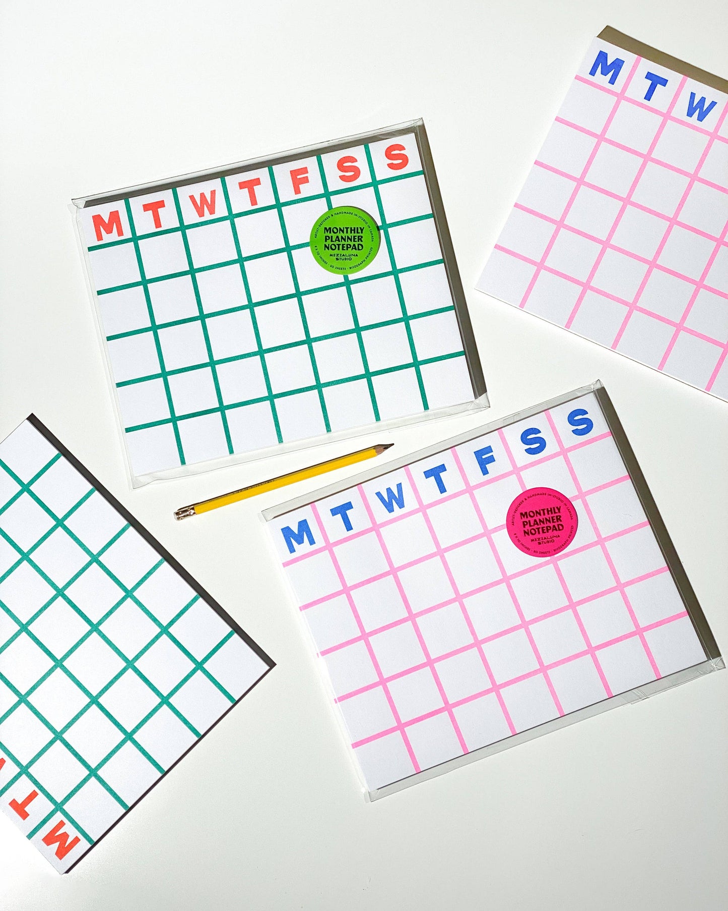 Monthly Notepad • Green