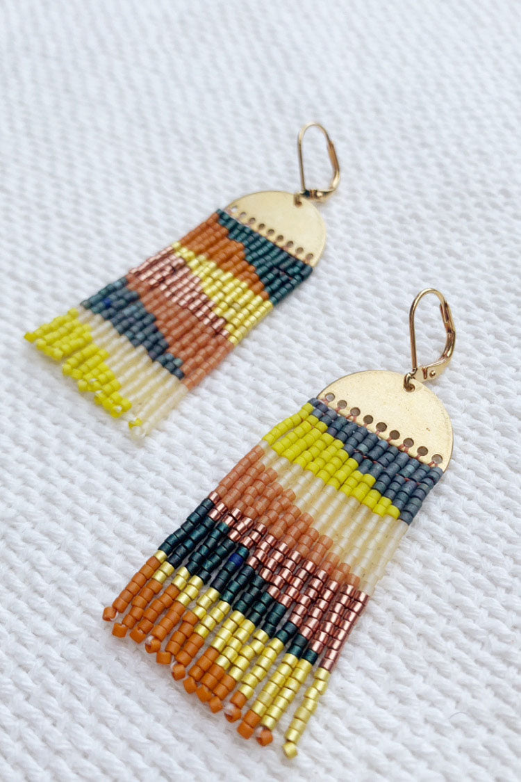 Phoebe Disco Danglers Fringe Earrings - MADE TO ORDER