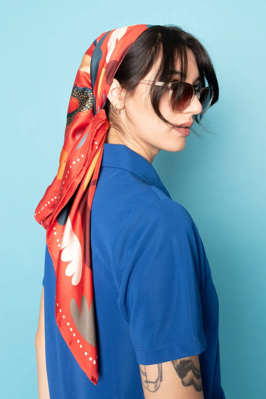 All the Way Silk Scarf 90