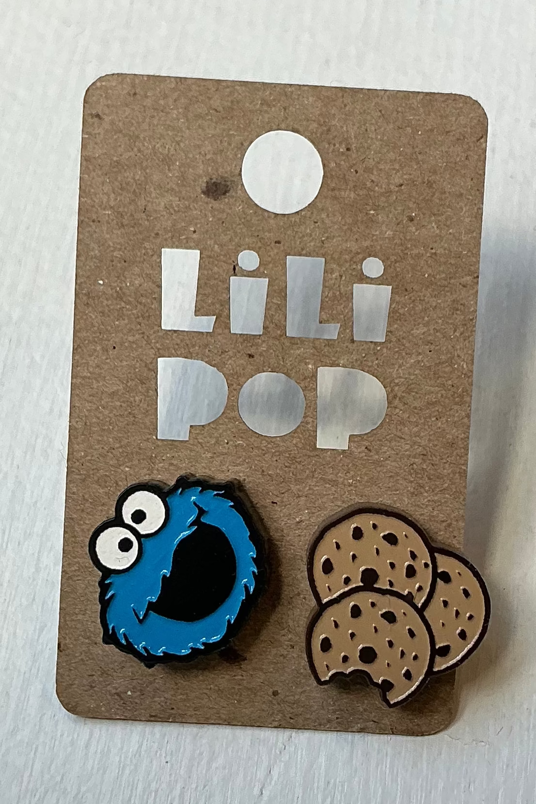 Lili1066 Cookie Monster Stud Earrings