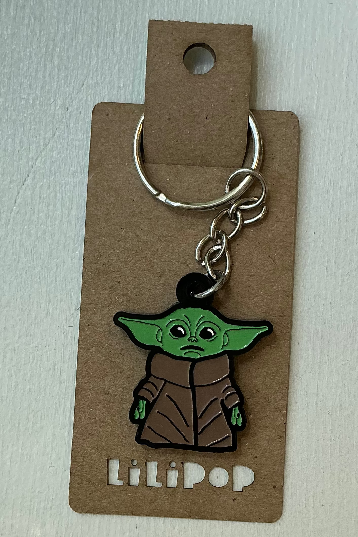 Lili0886 Baby Yoda Keychain