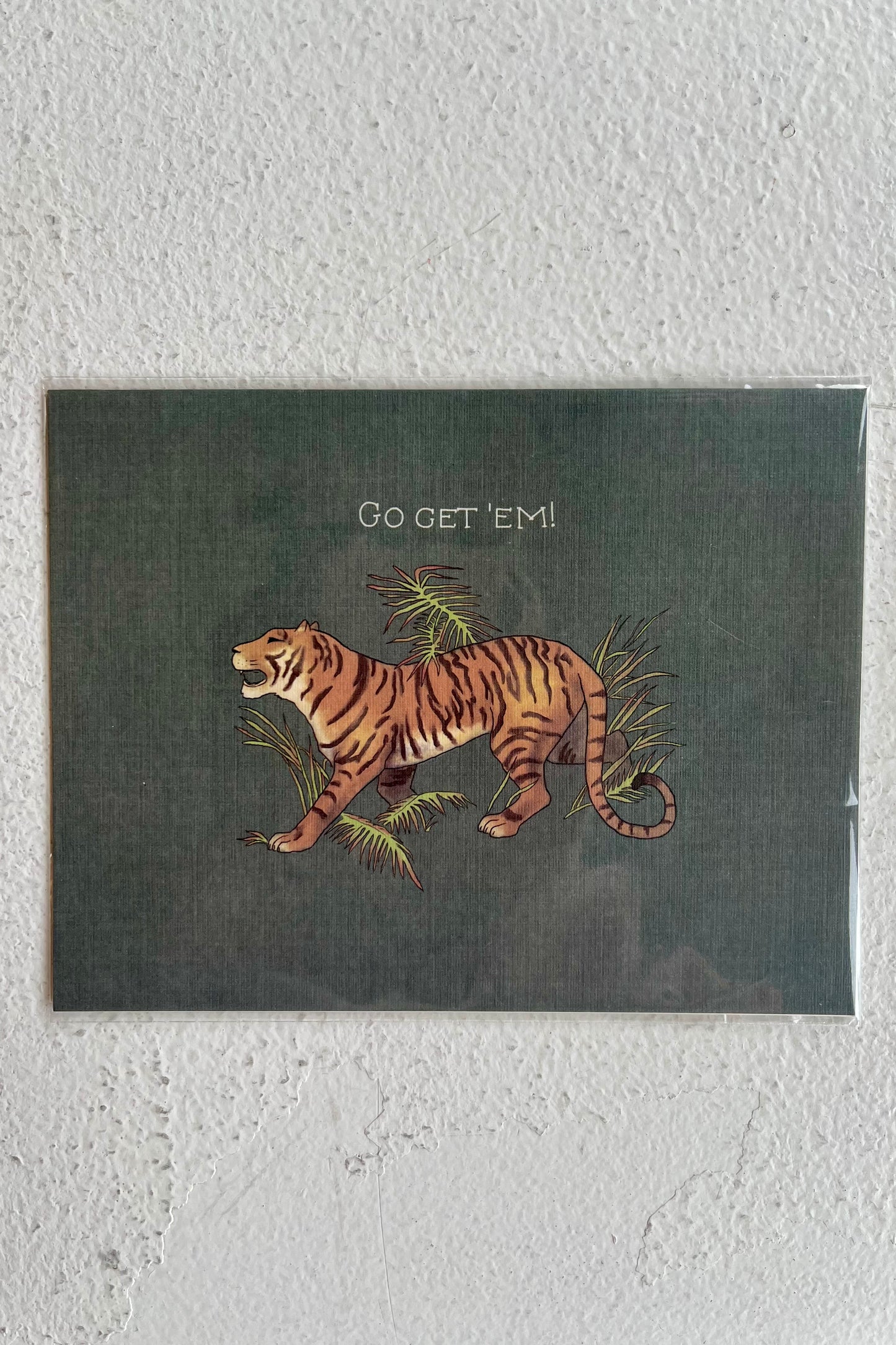 Go Get 'Em Tiger Card