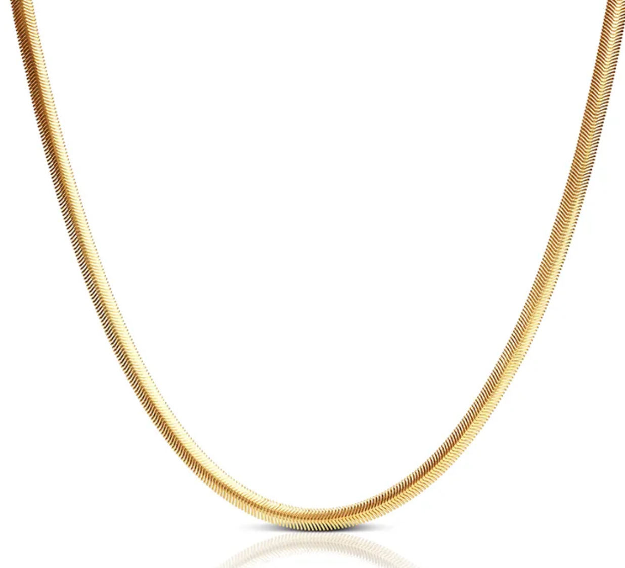 Snake Wheat Stainless Steel Waterproof Necklace