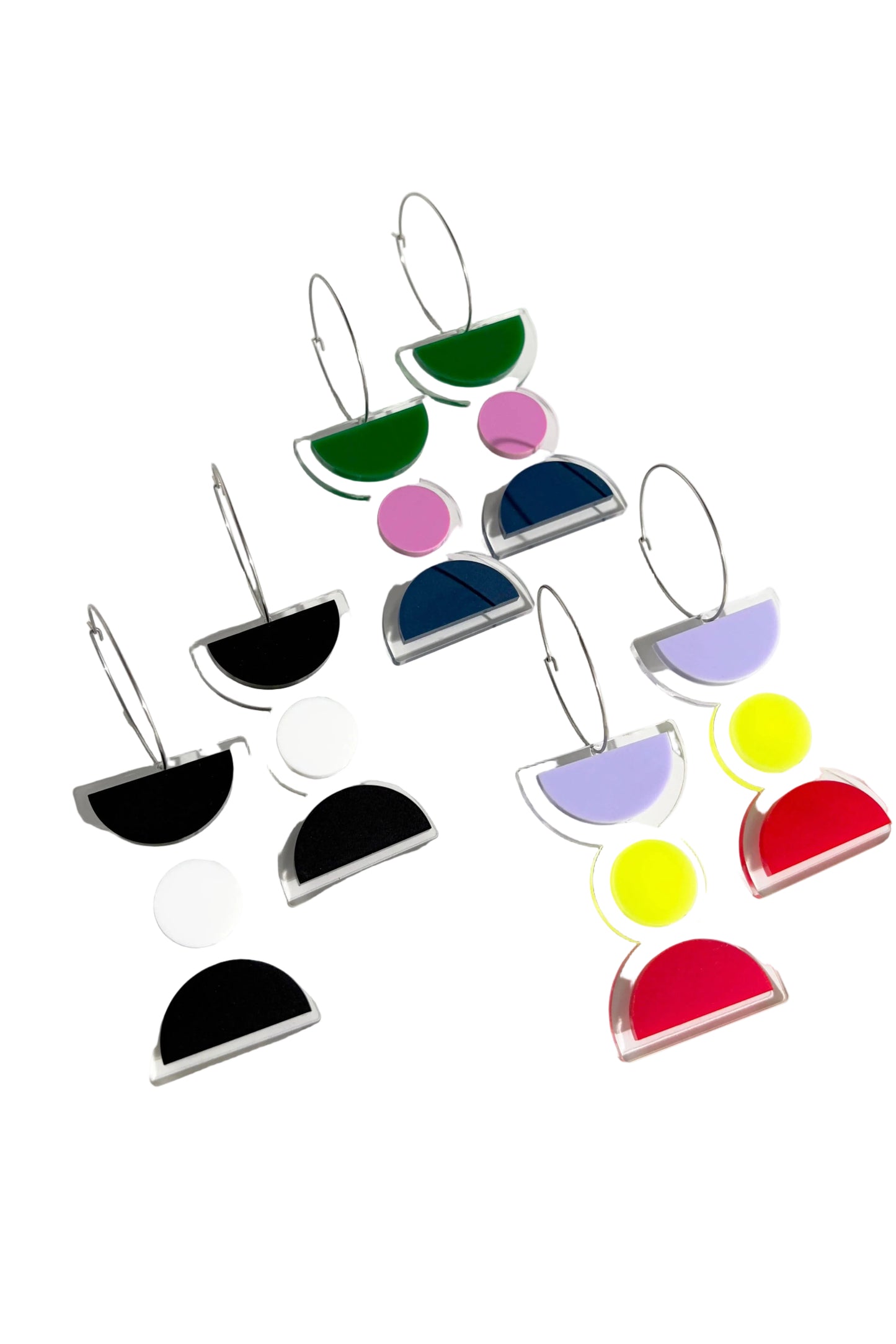 FLOATFORM Large Earrings | Gold or Silver
