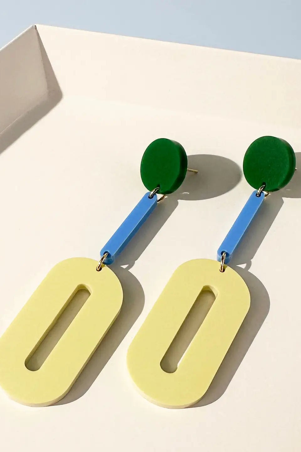 Oval Drop Earrings