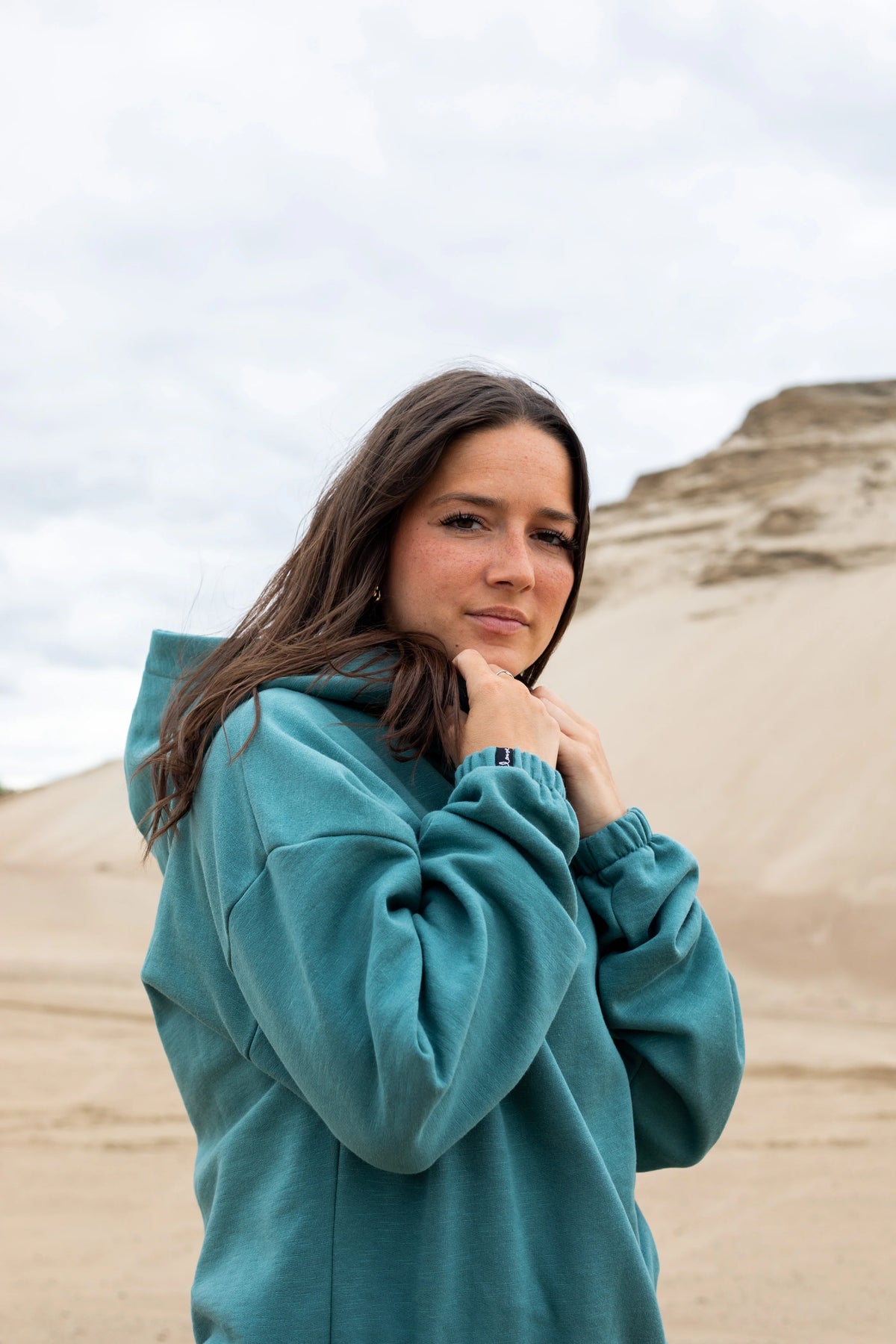 Modal Fleece Elastic Hoodie
