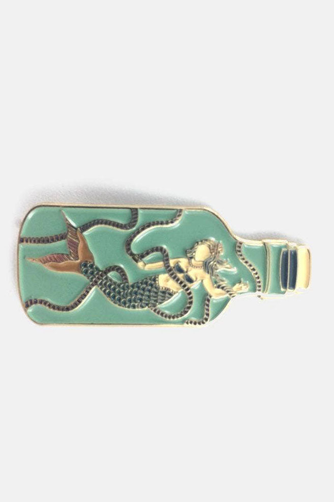 Mermaid in Bottle Pin