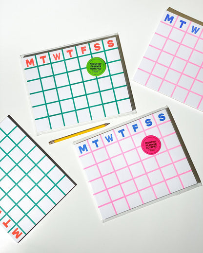Monthly Notepad • Green