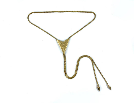 SHOOTING GUNS Triangle Bolo Tie