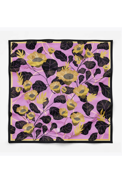 Rosie's Garden Silk Neckerchief