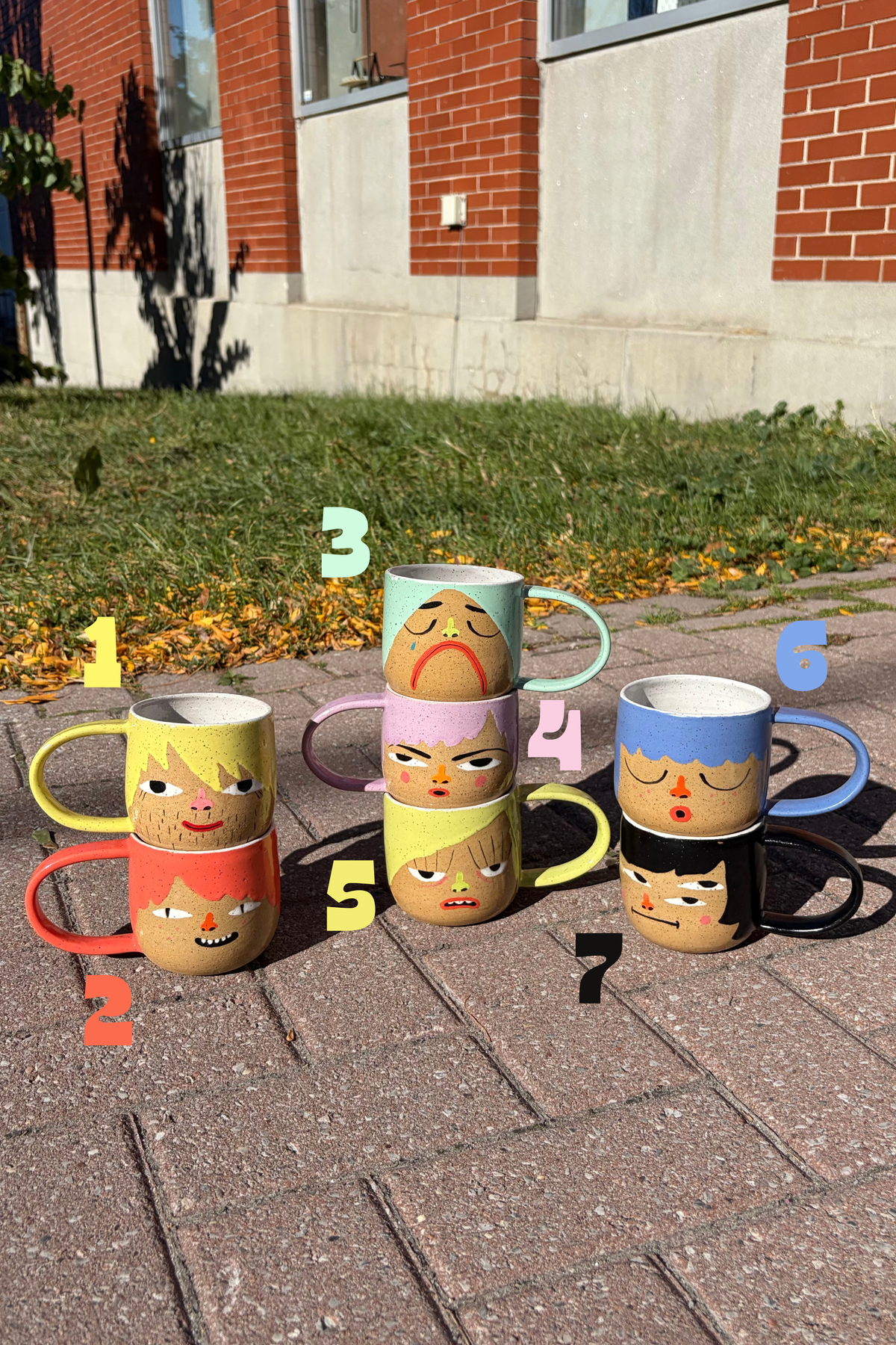 Face Mugs 12 oz