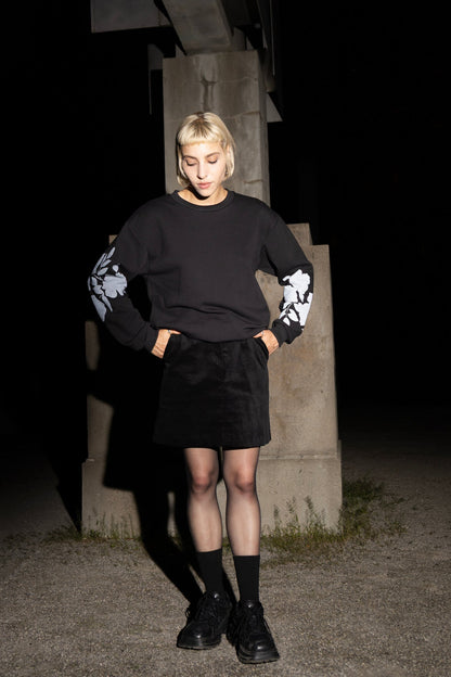 Screen-Printed Crewneck Sweater