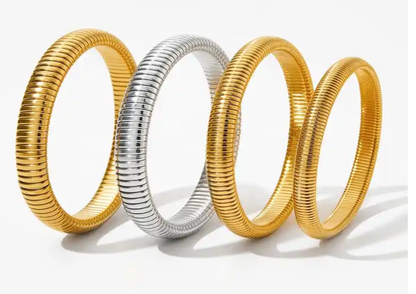  Cobra Tobogas Omega Stretch -Waterproof- 14K Gold-PVD