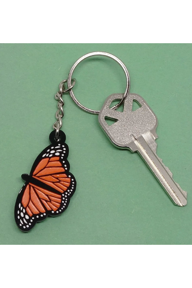 Lili1007 Monarch Butterfly Keychain