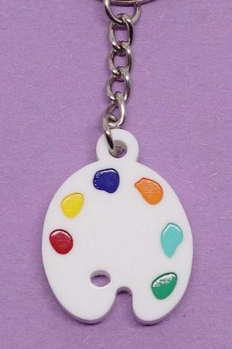 Lili0974 Paint Palette Keychain