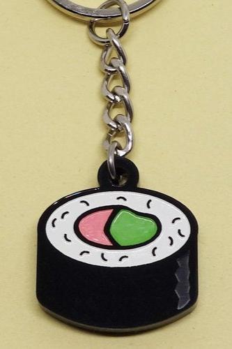 Lili0967 Sushi Roll Keychain