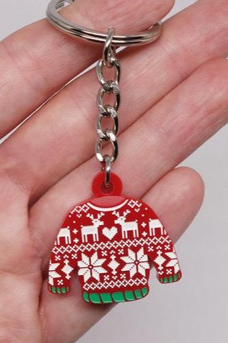 Lili0969 Christmas Sweater Keychain