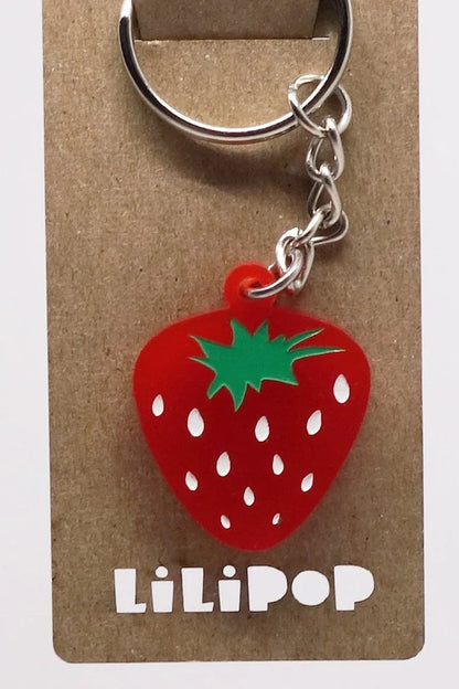 Lili0678 Strawberry Keychain