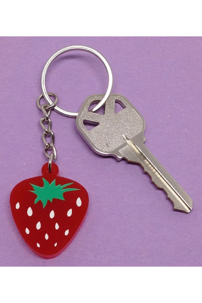 Lili0678 Strawberry Keychain