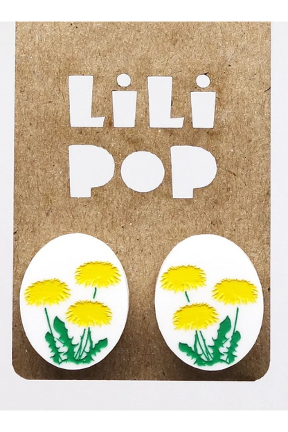 Lili1078 Dandelions Stud Earrings