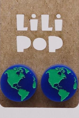 Lili1050 Planet Stud Earrings