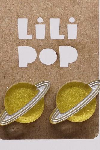 Lili1050 Planet Stud Earrings