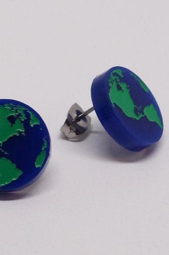 Lili1050 Earth & Moon Earrings