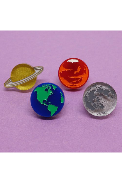 Lili1050 Planet Stud Earrings