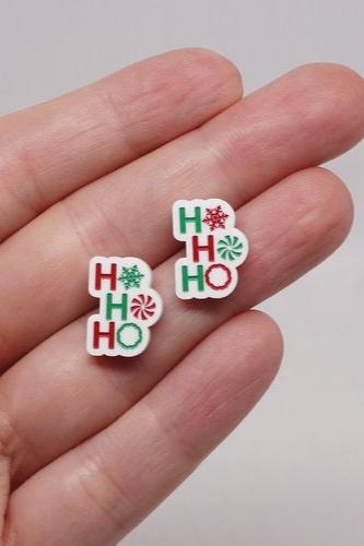 Lili1098 HoHoHo Stud Earrings