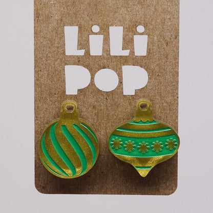 Lili1100 Christmas Ornament Studs