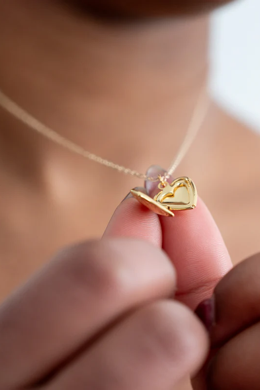 Mini Heart Locket Necklace