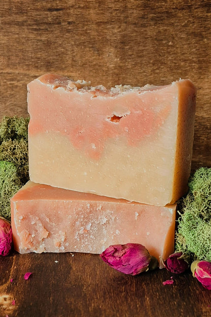 Rose Quartz Soap | Helichrysum & Pink Grapefruit