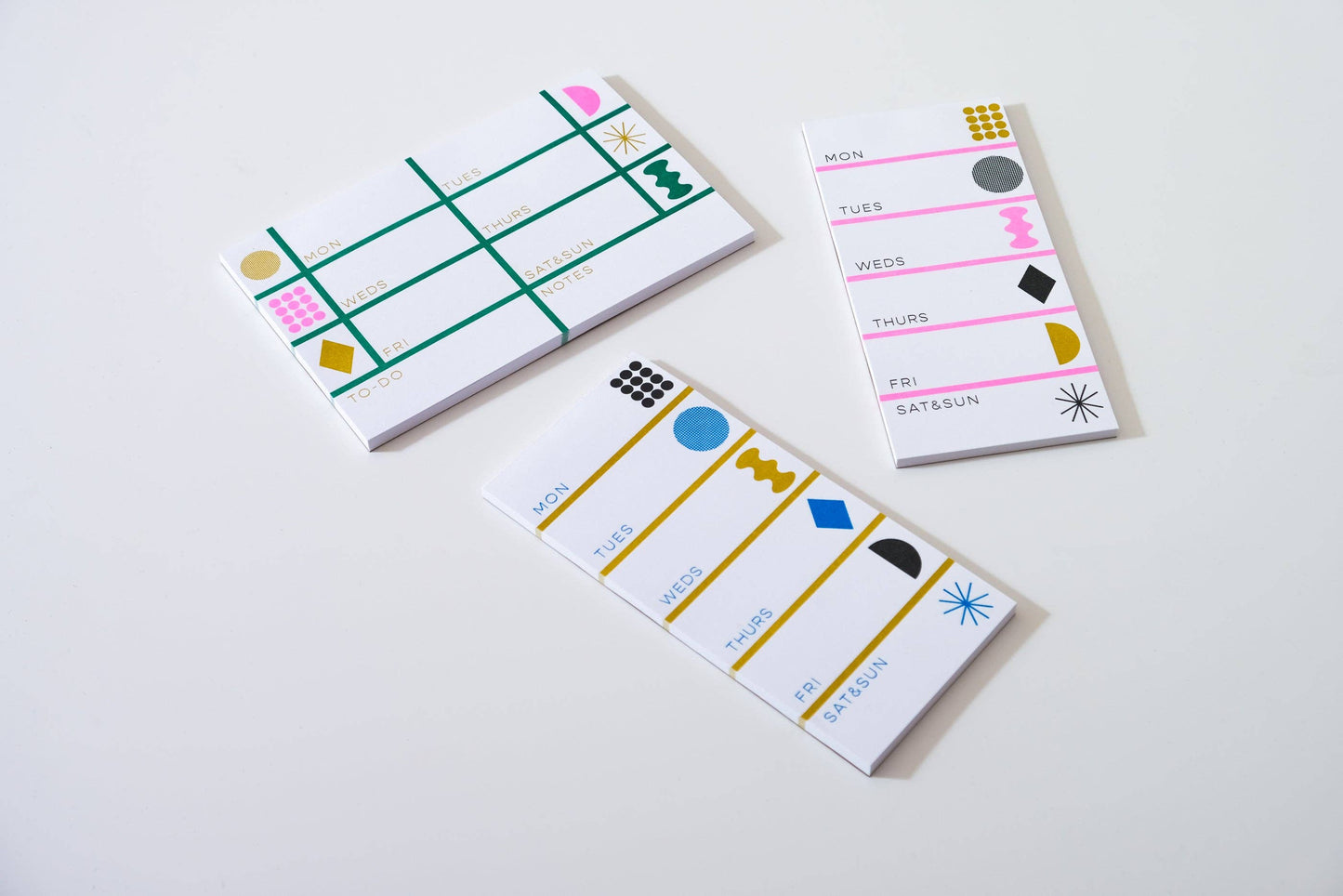 Weekly Tall Notepad • Pink