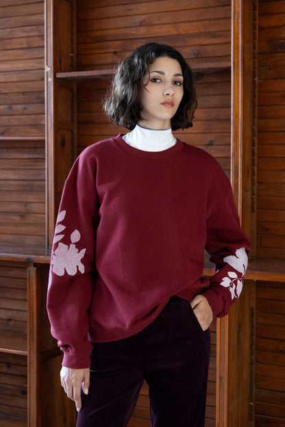 Screen-Printed Crewneck Sweater