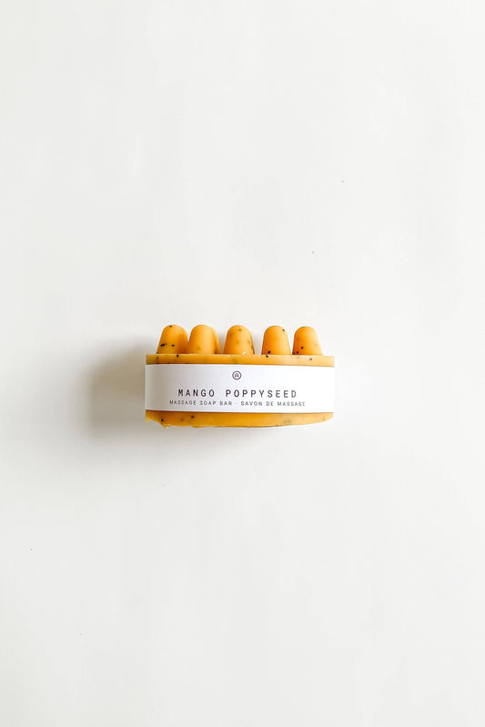 Mango Poppyseed Massage Soap Bar