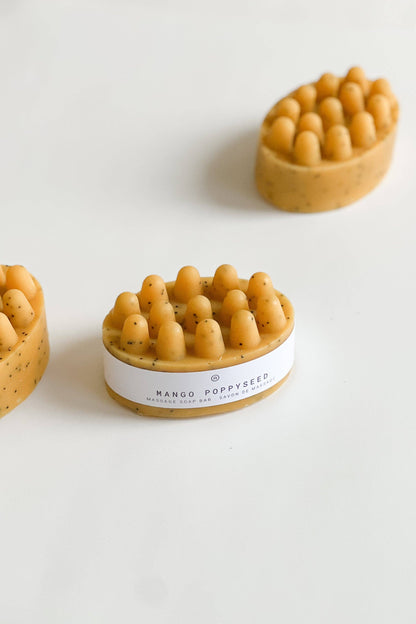 Mango Poppyseed Massage Soap Bar