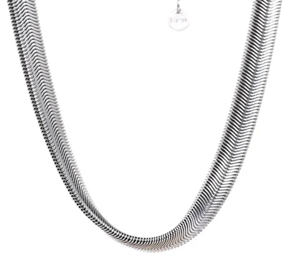 Snake Wheat Stainless Steel Waterproof Necklace