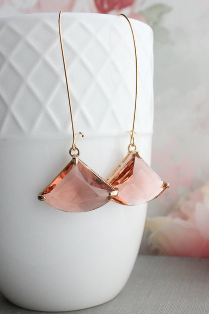Large Clear Glass Art Deco Earrings | 5 options