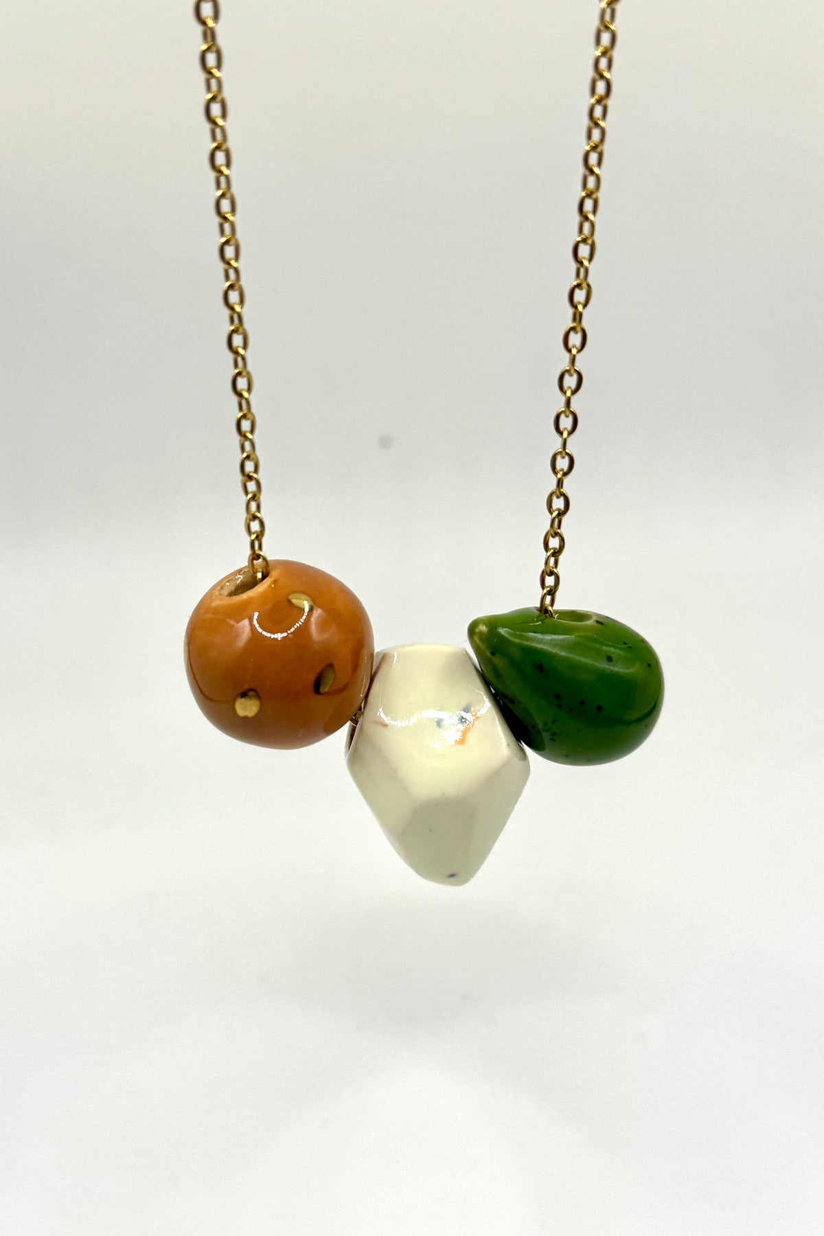 Three Bead Necklace - several options