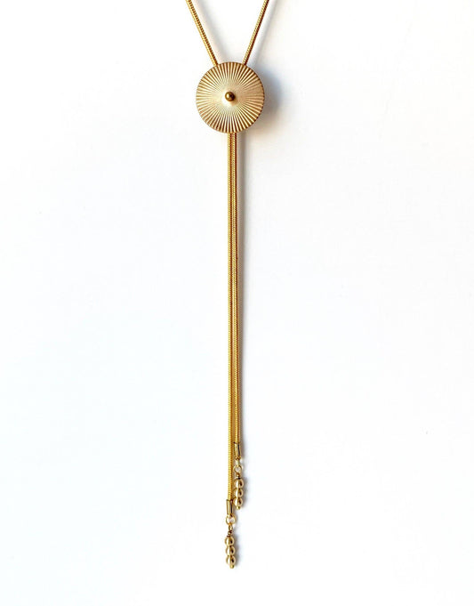 TROLLOP Gold Bolo Tie - Mini