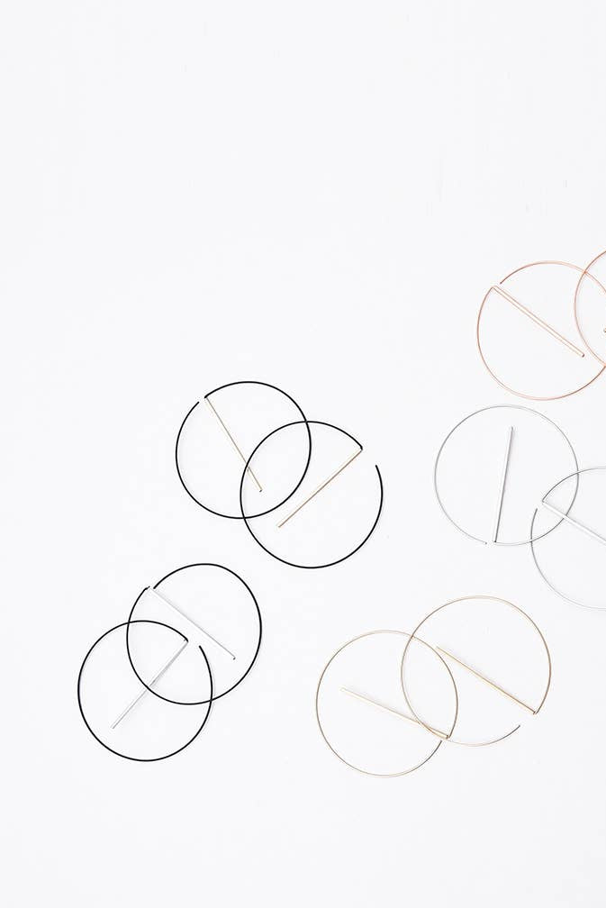 Float Hoop Earrings