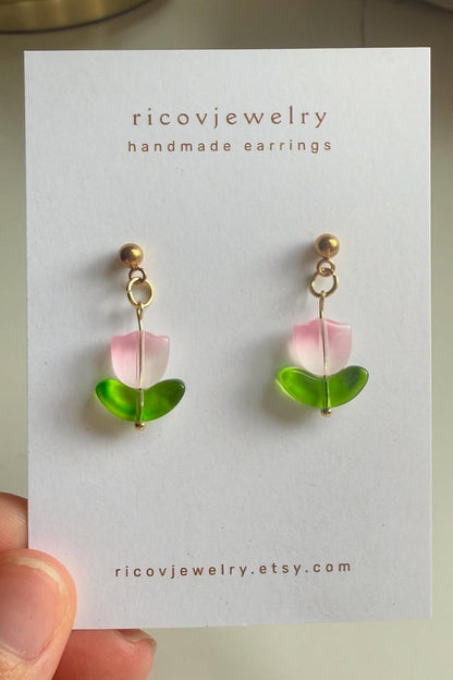 Tulip Dangle Earrings