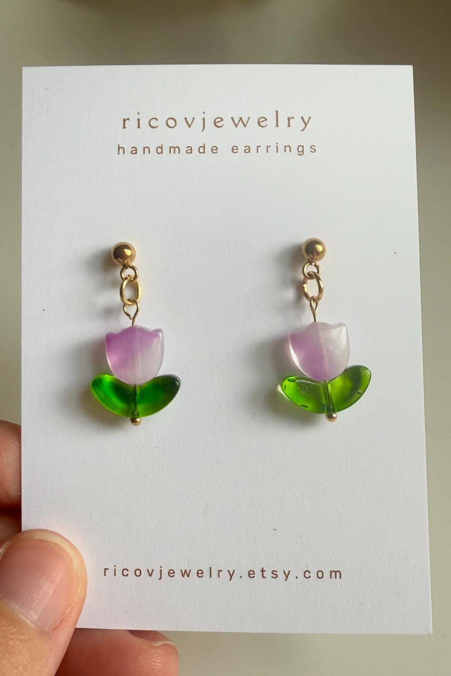 Tulip Dangle Earrings