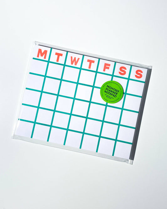 Monthly Notepad • Green