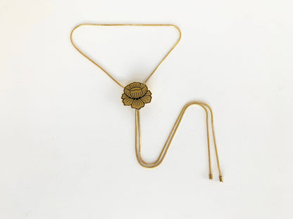 FLEUR DORÉE Bolo Tie