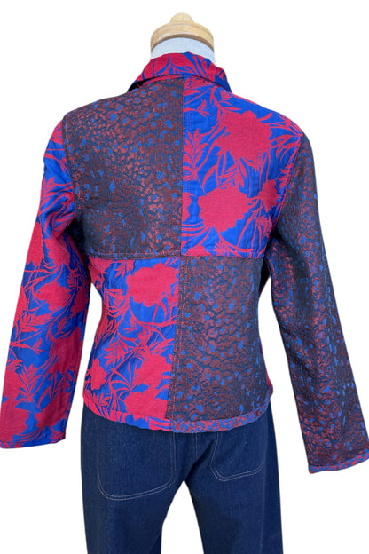 Fall/Winter Mosaique Reversible Two-Colour Jacket Size 12