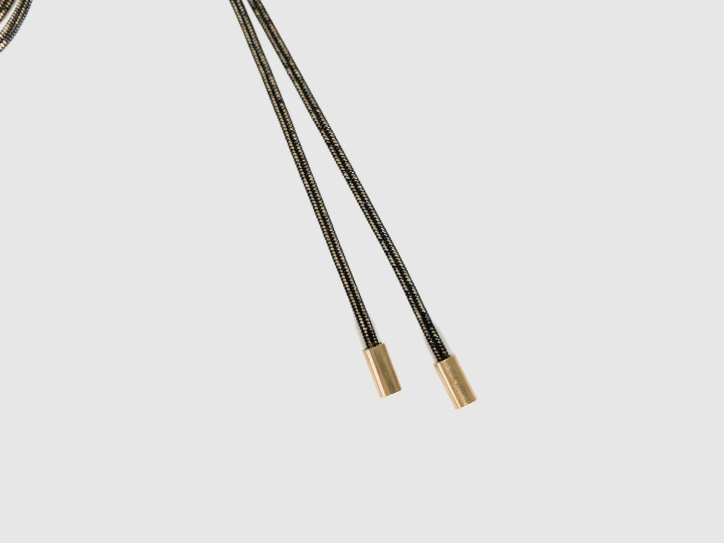 TROLLOP Black & Gold Bolo Tie