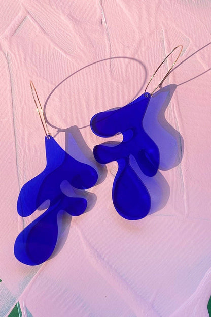 ARTIST Hoop Earrings | Blue