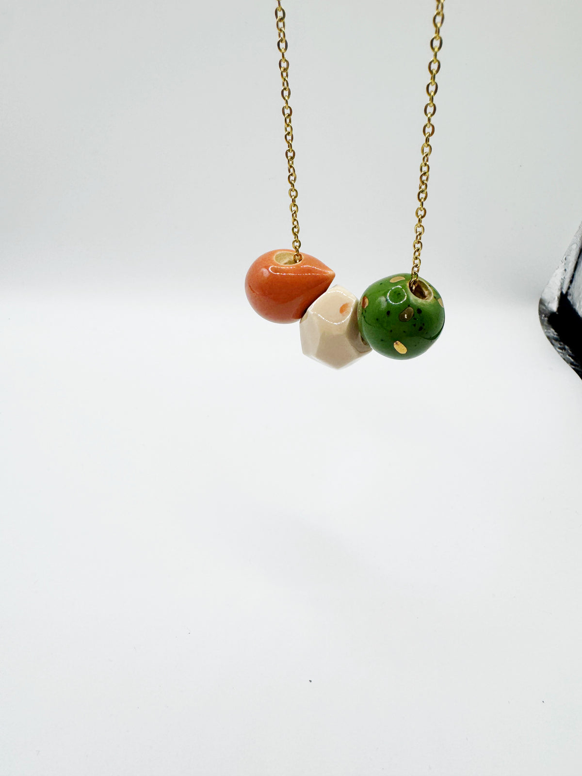 Three Bead Necklace - several options