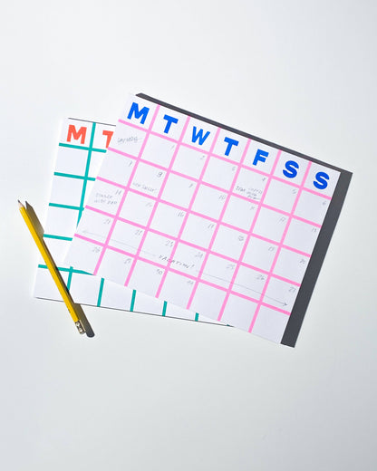 Monthly Notepad • Green